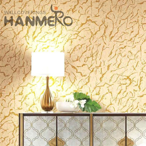 HANMERO PVC Professional Supplier Flowers Home European Embossing 0.53*9.5M wall decoration with paper