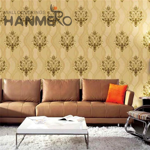 HANMERO 0.53*9.5M pictures for wallpaper Flowers Embossing European Home Professional Supplier PVC