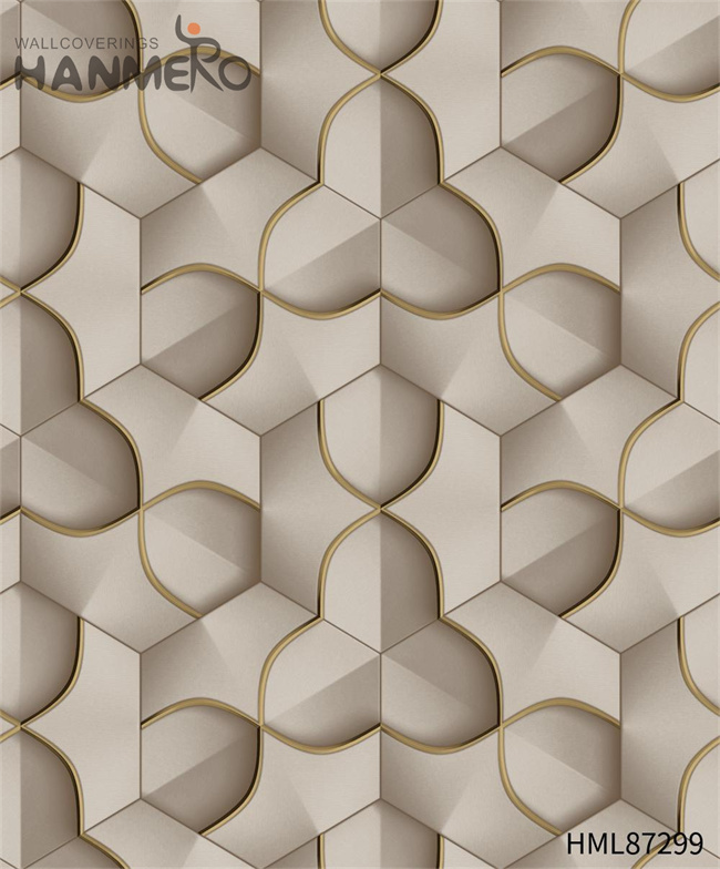 HANMERO PVC Professional buy wallpaper online Embossing Modern Cinemas 0.53*9.2M Geometric