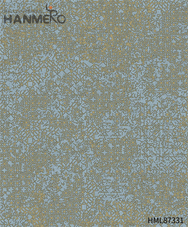 HANMERO Cinemas 0.53*9.2M wallpaper books Embossing Modern Professional PVC Geometric