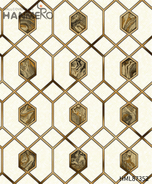 HANMERO wallpaper for walls room Professional Geometric Embossing Modern Cinemas 0.53*9.2M PVC