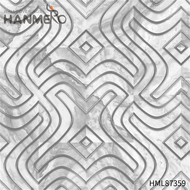 HANMERO wallpaper interior walls Professional Geometric Embossing Modern Cinemas 0.53*9.2M PVC