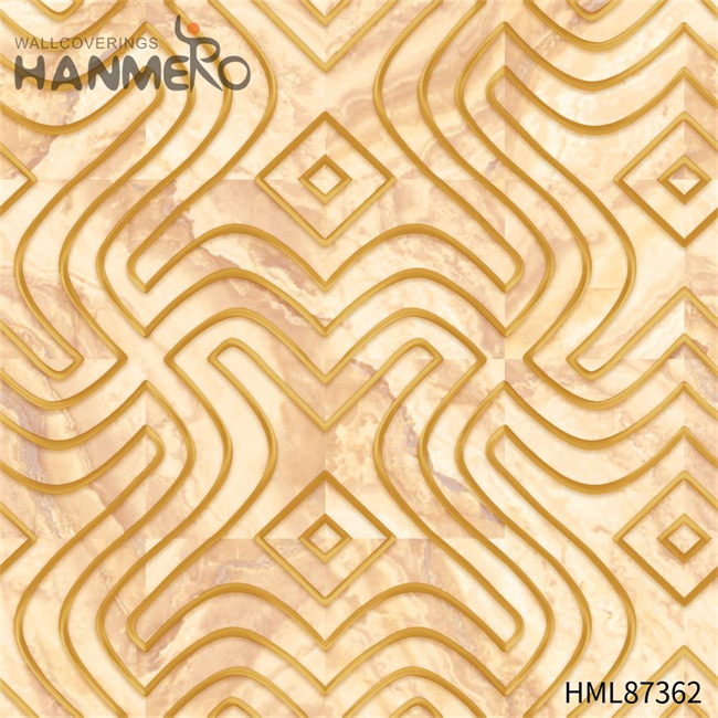 HANMERO wallpapwe Professional Geometric Embossing Modern Cinemas 0.53*9.2M PVC