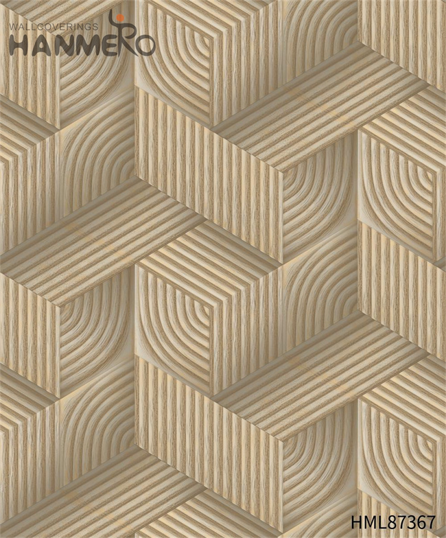 HANMERO wallpaper for your bedroom Professional Geometric Embossing Modern Cinemas 0.53*9.2M PVC