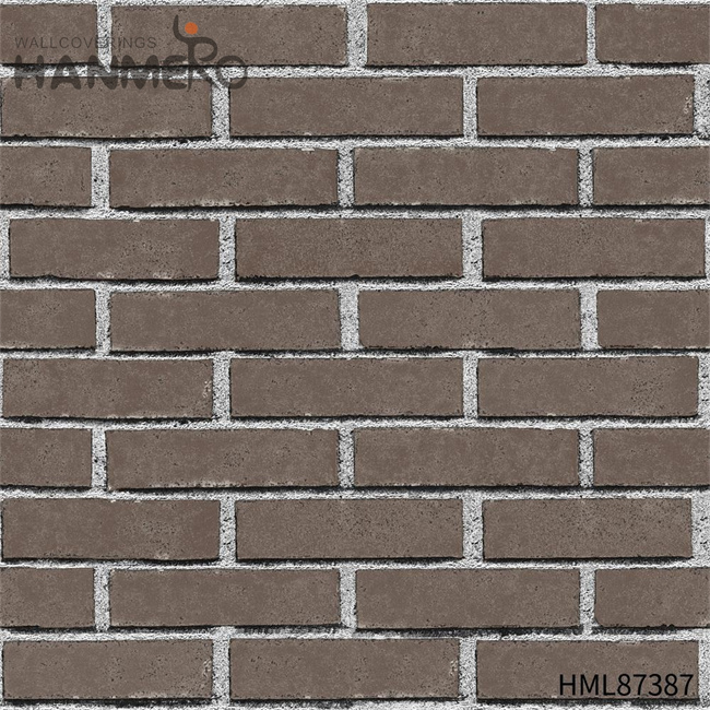 HANMERO PVC Exported Brick Embossing 0.53*9.2M Sofa background Chinese Style landscape wallpaper