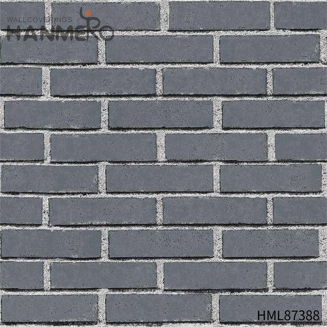 HANMERO PVC Exported Brick Embossing Chinese Style 0.53*9.2M Sofa background wallpaper supplies
