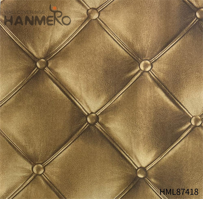 HANMERO Exported PVC Brick Chinese Style Sofa background 0.53*9.2M paper for walls decoration Embossing