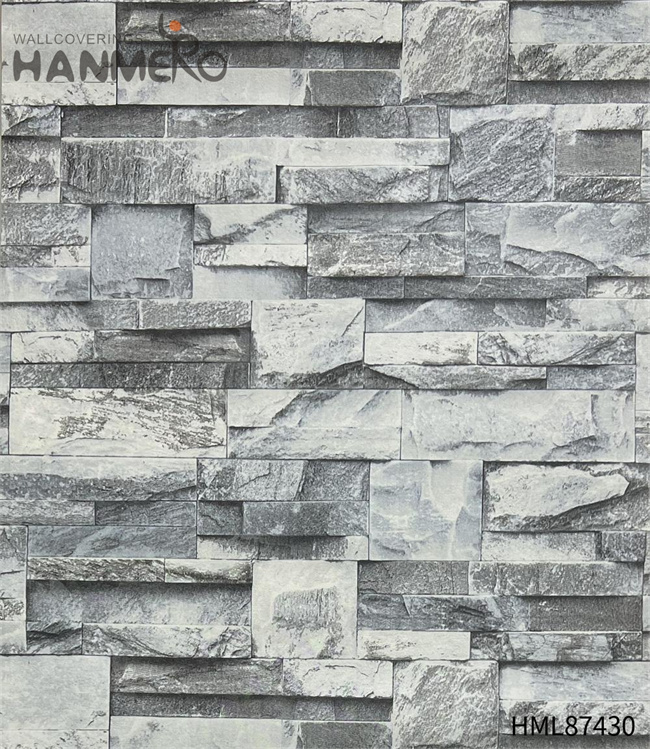 HANMERO wallpaper at home walls Exported Brick Embossing Chinese Style Sofa background 0.53*9.2M PVC