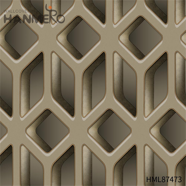 HANMERO PVC Manufacturer Geometric 0.53*9.2M European Home Wall Embossing wallpaper bedroom