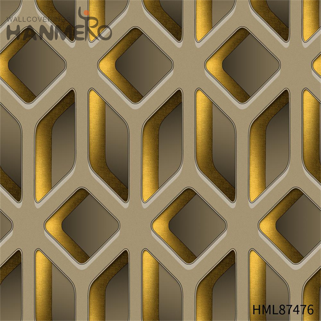HANMERO Home Wall Manufacturer Geometric Embossing European PVC 0.53*9.2M landscape wallpaper
