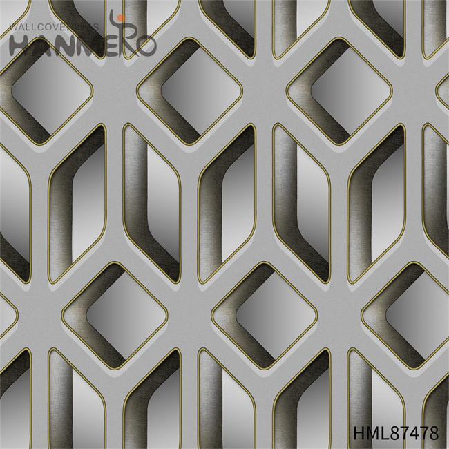 HANMERO PVC Manufacturer Home Wall Embossing European Geometric 0.53*9.2M online wallpaper store