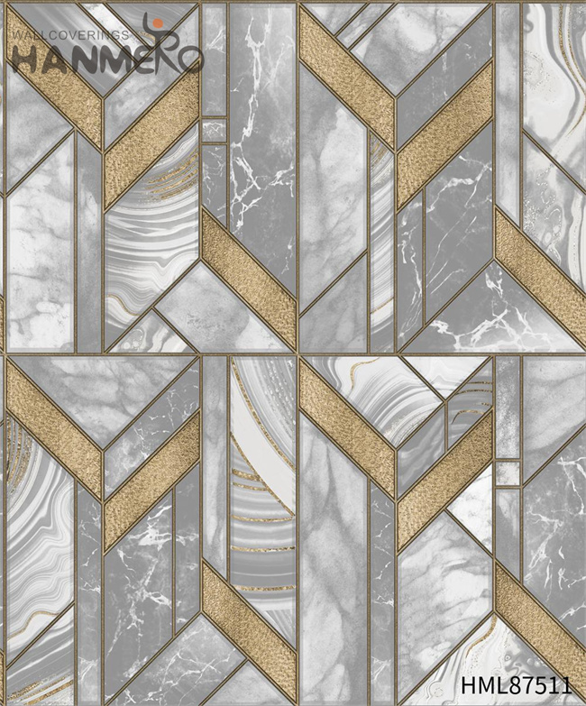 HANMERO wallpapers for the walls of house Manufacturer Geometric Embossing European Home Wall 0.53*9.2M PVC