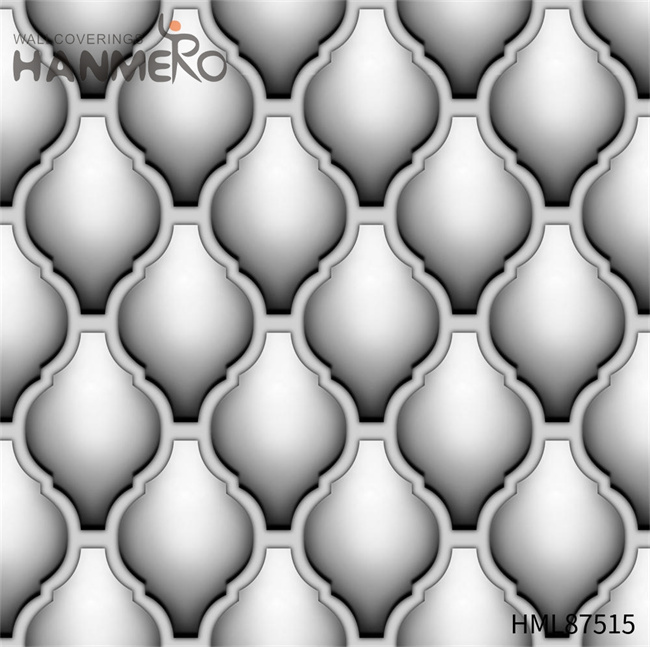 HANMERO wallpaper walls room Manufacturer Geometric Embossing European Home Wall 0.53*9.2M PVC