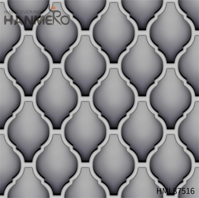 HANMERO victorian wallpaper Manufacturer Geometric Embossing European Home Wall 0.53*9.2M PVC