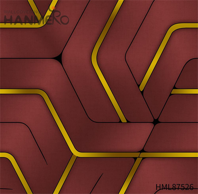 HANMERO wallpaper in bedroom designs Manufacturer Geometric Embossing European Home Wall 0.53*9.2M PVC