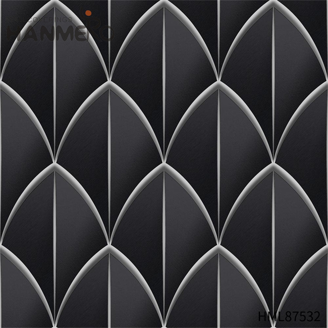 HANMERO wallpaper pattern for home Manufacturer Geometric Embossing European Home Wall 0.53*9.2M PVC