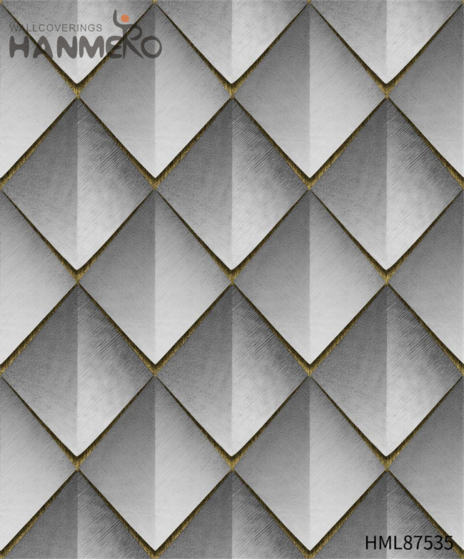 HANMERO wallpaper interior walls Manufacturer Geometric Embossing European Home Wall 0.53*9.2M PVC