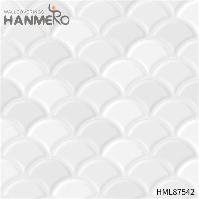 HANMERO wall and deco wallpaper Manufacturer Geometric Embossing European Home Wall 0.53*9.2M PVC