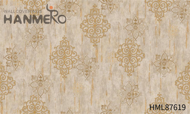 HANMERO PVC Fancy Damask Embossing European 1.06*15.6M Exhibition wallpaper interior