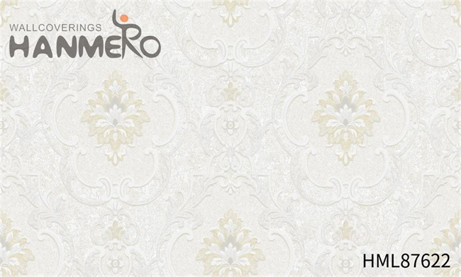 HANMERO PVC Fancy Exhibition Embossing European Damask 1.06*15.6M unique wallpaper for home