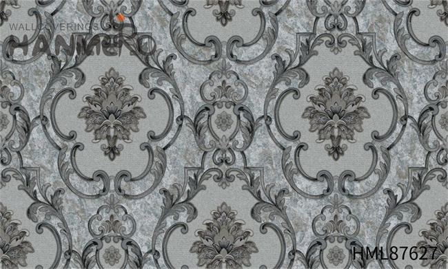 HANMERO PVC Fancy European Embossing Damask Exhibition 1.06*15.6M designer bedroom wallpaper