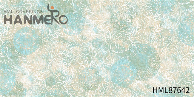 HANMERO Fancy Exhibition 1.06*15.6M decorating wallpaper designs European PVC Damask Embossing