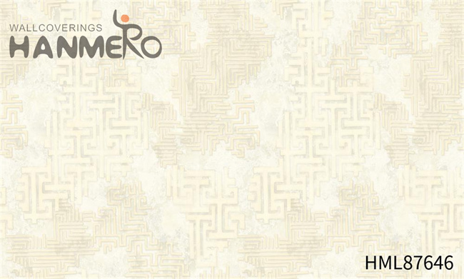 HANMERO European Exhibition 1.06*15.6M custom wallpaper Fancy PVC Damask Embossing