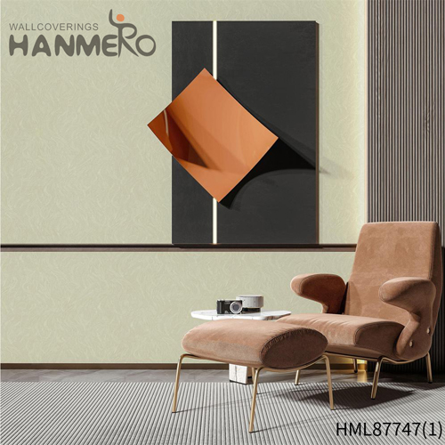 HANMERO home decor wallpaper Strippable Solid Color Embossing Modern Hallways 0.53*10M PVC