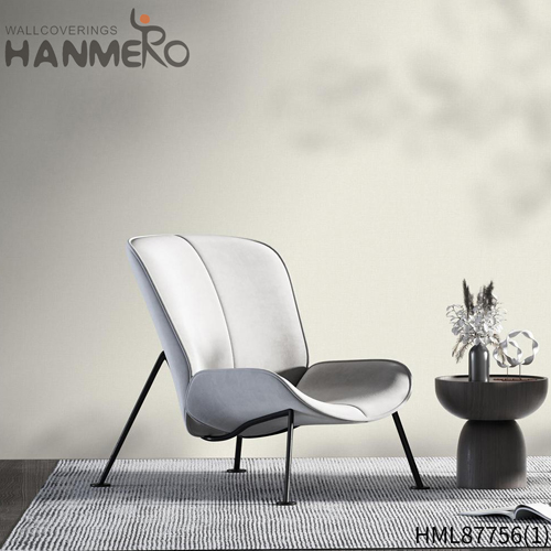 HANMERO PVC wallpaper for home decor Solid Color Embossing Modern Hallways 0.53*10M Strippable