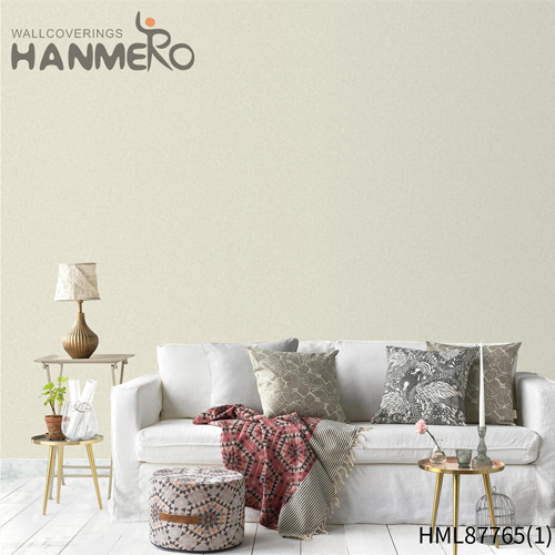 HANMERO PVC Strippable Solid Color wallpaper of home Modern Hallways 0.53*10M Embossing