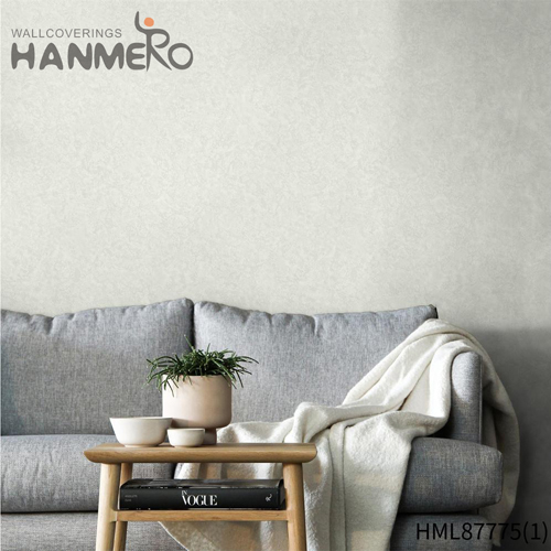 HANMERO PVC Strippable Solid Color Embossing wall murals online Hallways 0.53*10M Modern