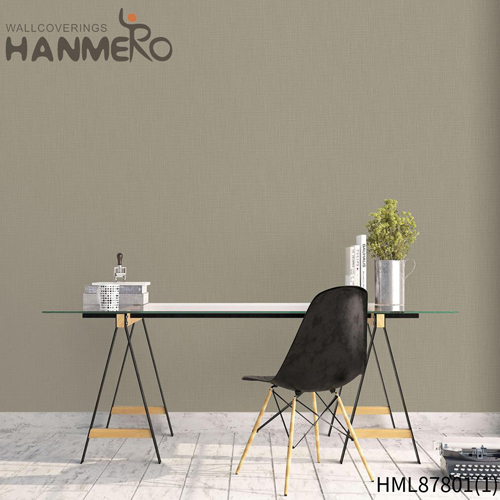 HANMERO PVC 0.53*10M Solid Color Embossing Modern Hallways Strippable cheap prepasted wallpaper