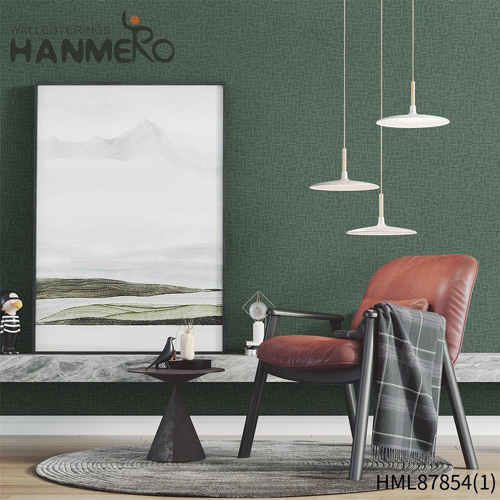 HANMERO PVC Simple Solid Color Embossing Modern Bed Room 0.53*10M bedroom wallpaper