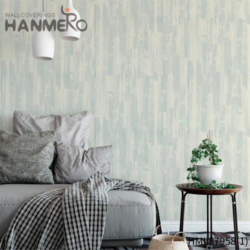 HANMERO PVC Simple Solid Color Embossing 0.53*10M Bed Room Modern temporary wallpaper border