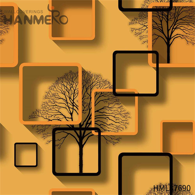 HANMERO where buy wallpaper Manufacturer Geometric Embossing Modern Restaurants 0.53M PVC