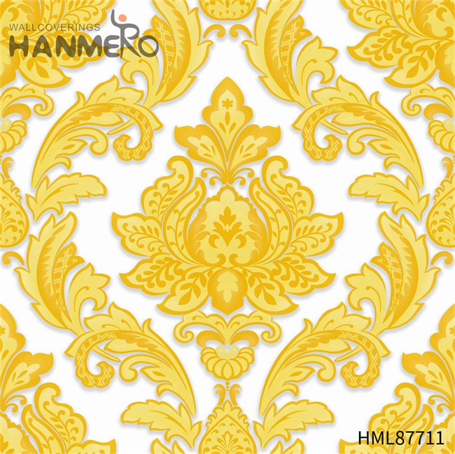 HANMERO PVC Manufacturer Embossing Geometric Modern Restaurants 0.53M where to buy temporary wallpaper