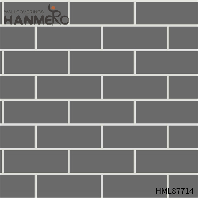 HANMERO PVC Manufacturer Geometric Modern Embossing Restaurants 0.53M decorative wall borders