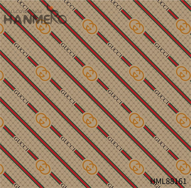 HANMERO paper decoration for wall Wholesale Geometric Embossing Modern Cinemas 0.53*9.2M PVC