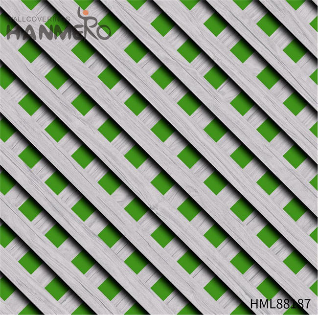 HANMERO PVC 0.53*9.2M Geometric Embossing Modern Cinemas Wholesale wallpaper buy