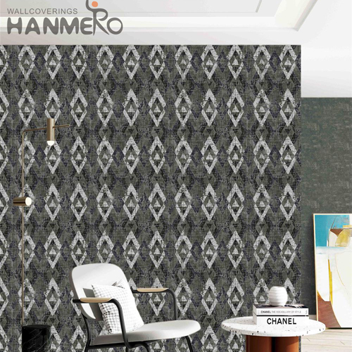HANMERO PVC Hot Selling wallpaper retailers Embossing Classic Kitchen 0.53*10M Geometric