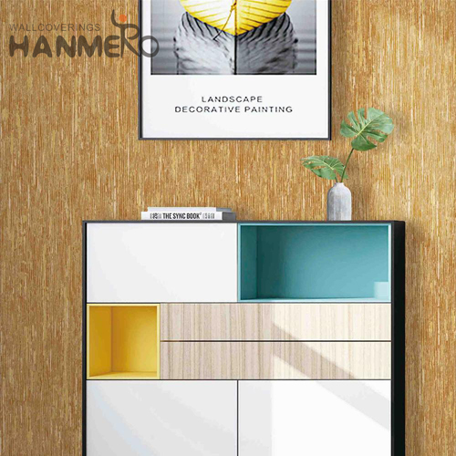 HANMERO 0.53*10M Hot Selling Geometric Embossing Classic Kitchen PVC wallpaper cover