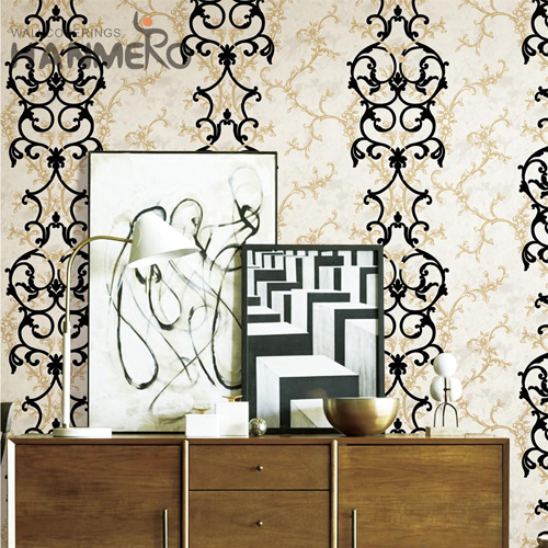 HANMERO PVC Seller designer wallpaper borders Embossing Modern Home 0.53*10M Flowers