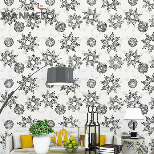 HANMERO PVC Seller Flowers Embossing wallpaper for walls designs Home 0.53*10M Modern