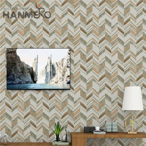 HANMERO PVC Seller Flowers Embossing Modern Home wallpaper of wall 0.53*10M