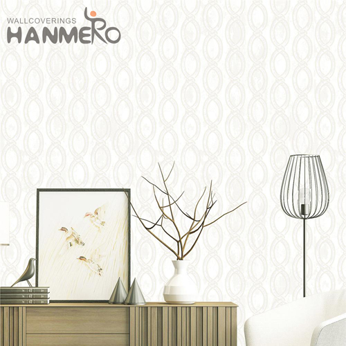 HANMERO wallpaper samples Scrubbable Geometric Embossing Pastoral Living Room 0.53*10M PVC
