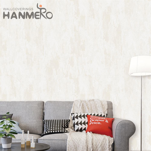HANMERO PVC wallpaper background Geometric Embossing Pastoral Living Room 0.53*10M Scrubbable
