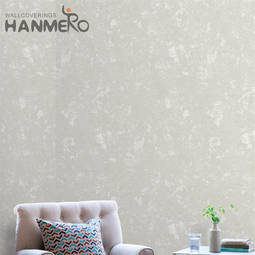 HANMERO PVC 0.53*10M Geometric Embossing Pastoral Living Room Scrubbable wallpaper for walls for sale