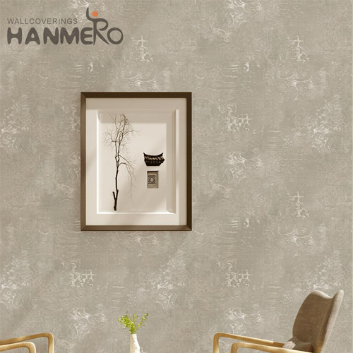HANMERO PVC Scrubbable Geometric Embossing 0.53*10M Living Room Pastoral decorating wallpaper designs