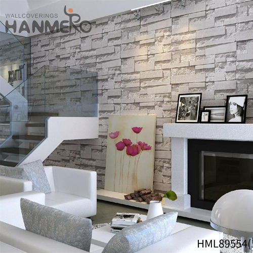 HANMERO wall wallpaper Imaginative Brick Embossing Classic Home Wall 0.53*10M PVC