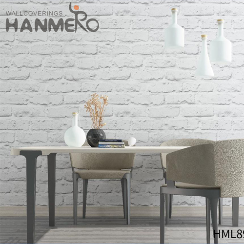 HANMERO PVC Imaginative Home Wall Embossing Classic Brick 0.53*10M wallpaper designs for the home